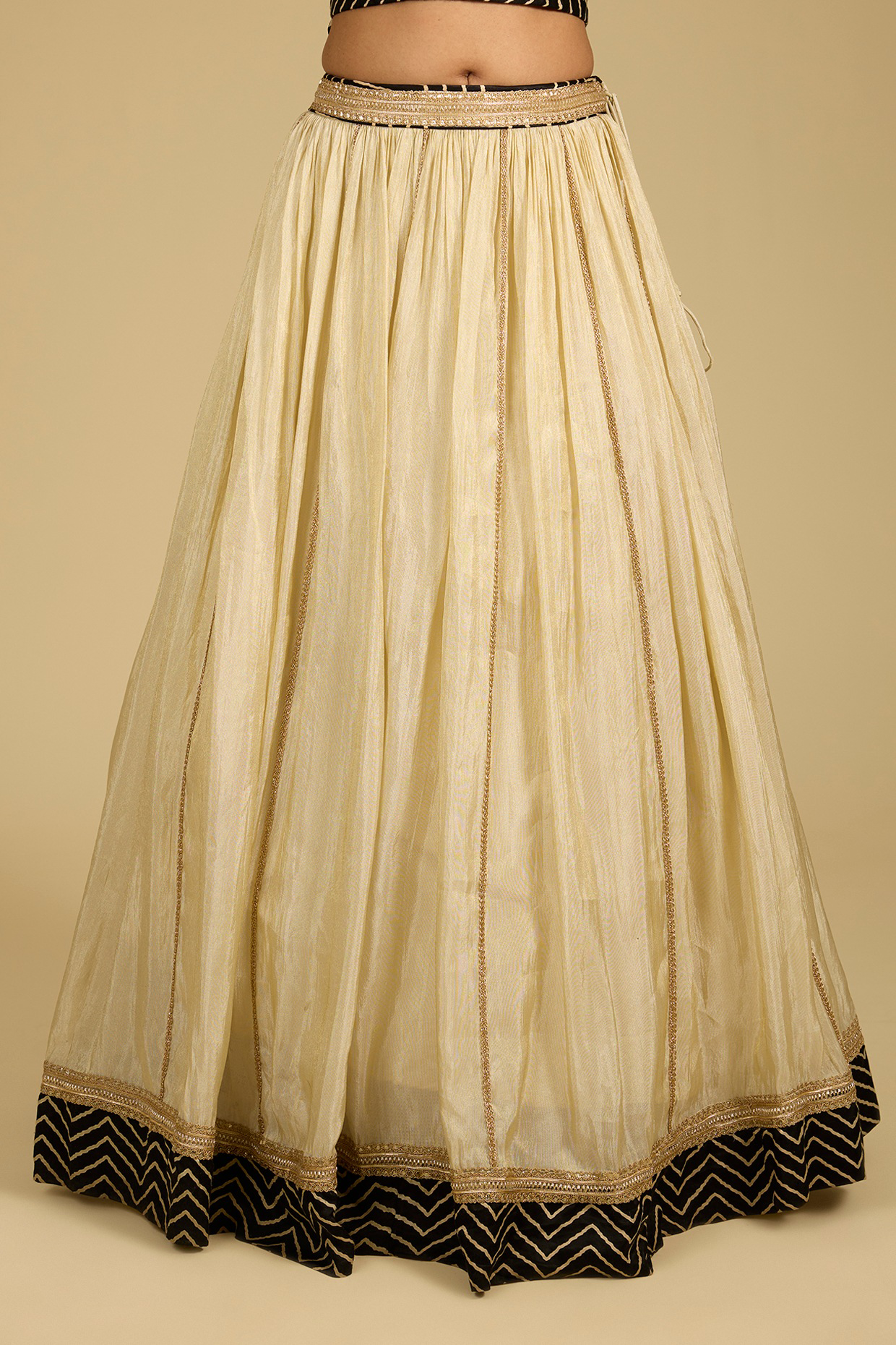 Ivory Dola Silk Lehenga Set