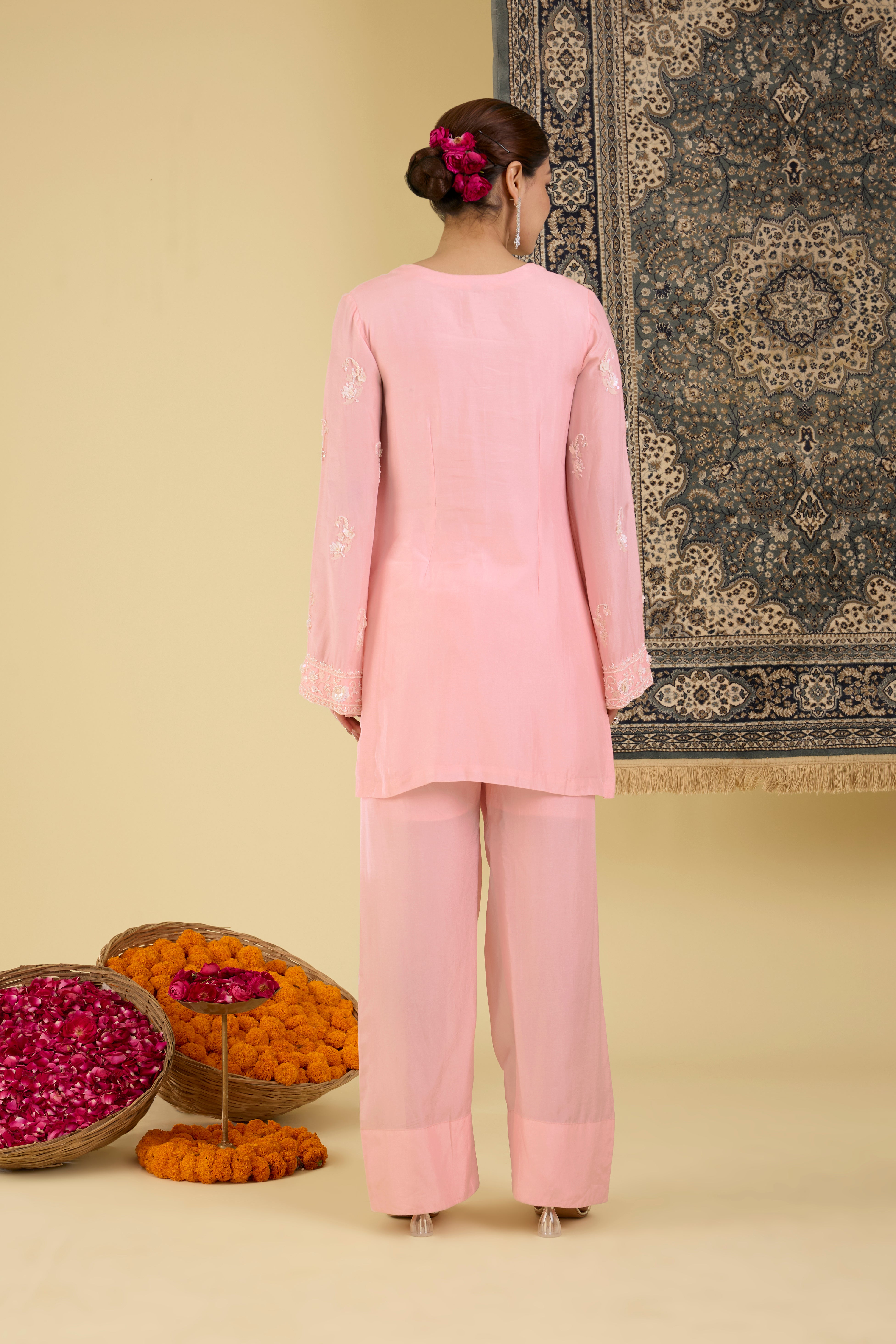 Pastel Elegance Embroidered Kurta Sets