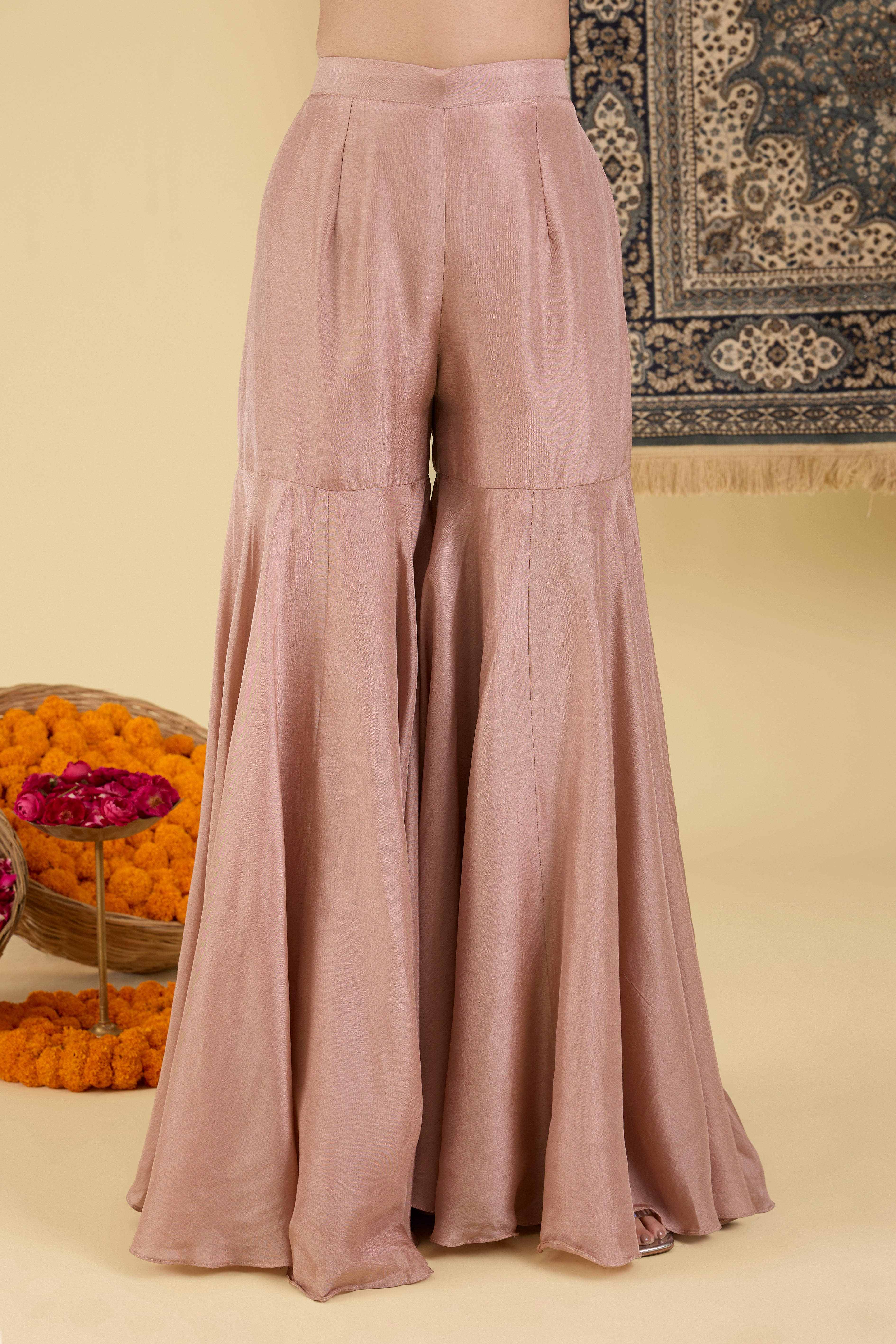 Elegant Embroidered Indo-Western Set
