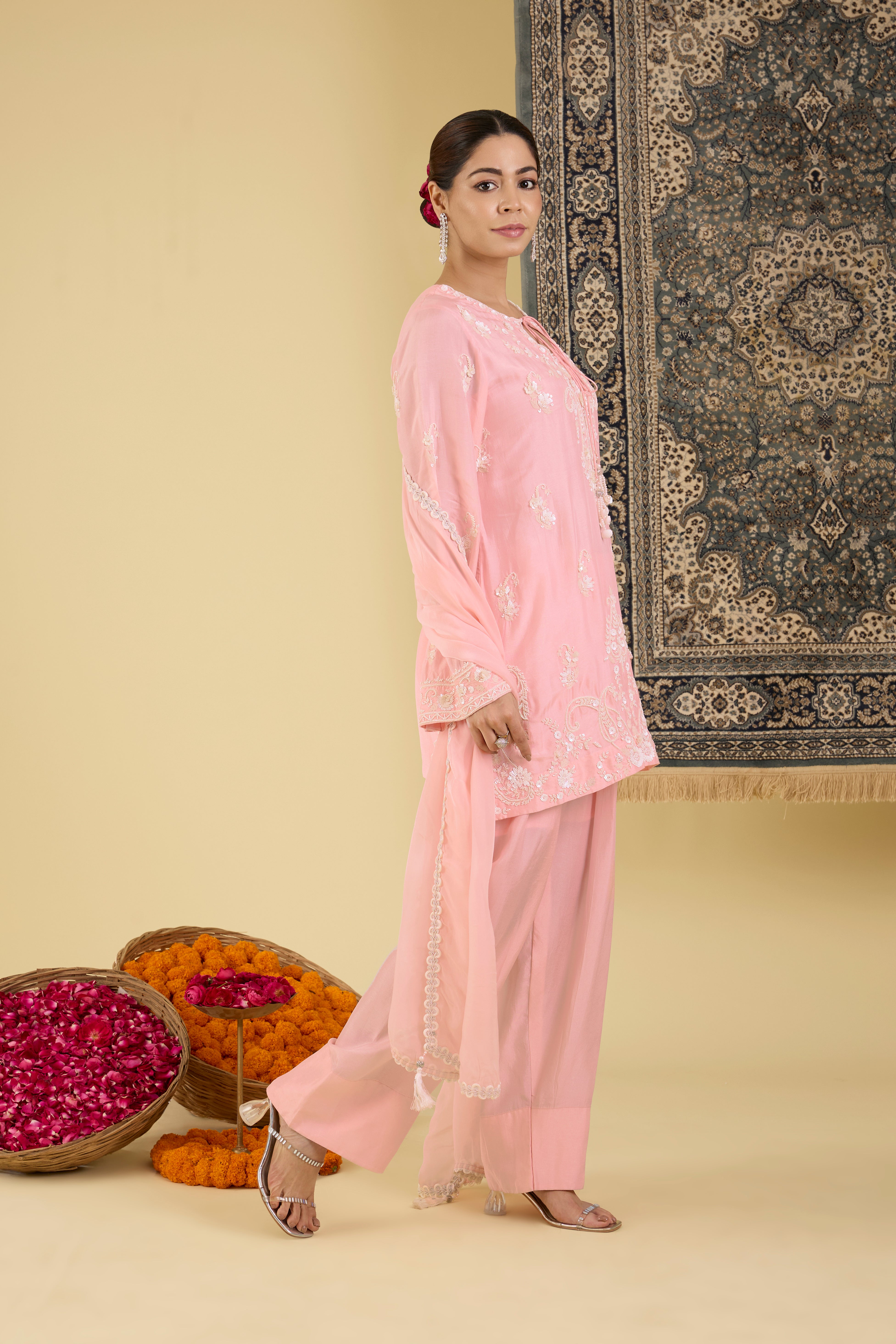 Pastel Elegance Embroidered Kurta Sets