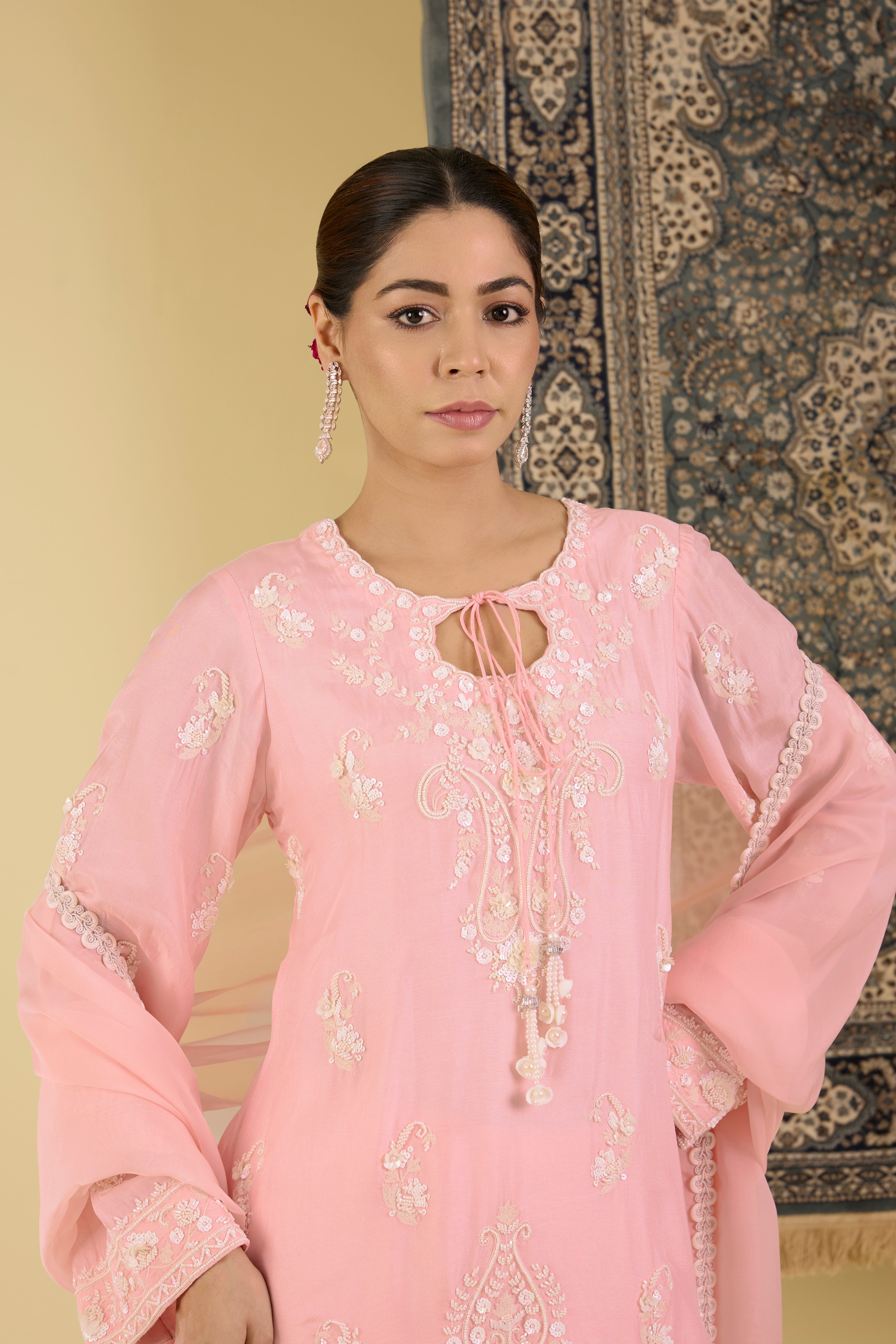 Pastel Elegance Embroidered Kurta Sets