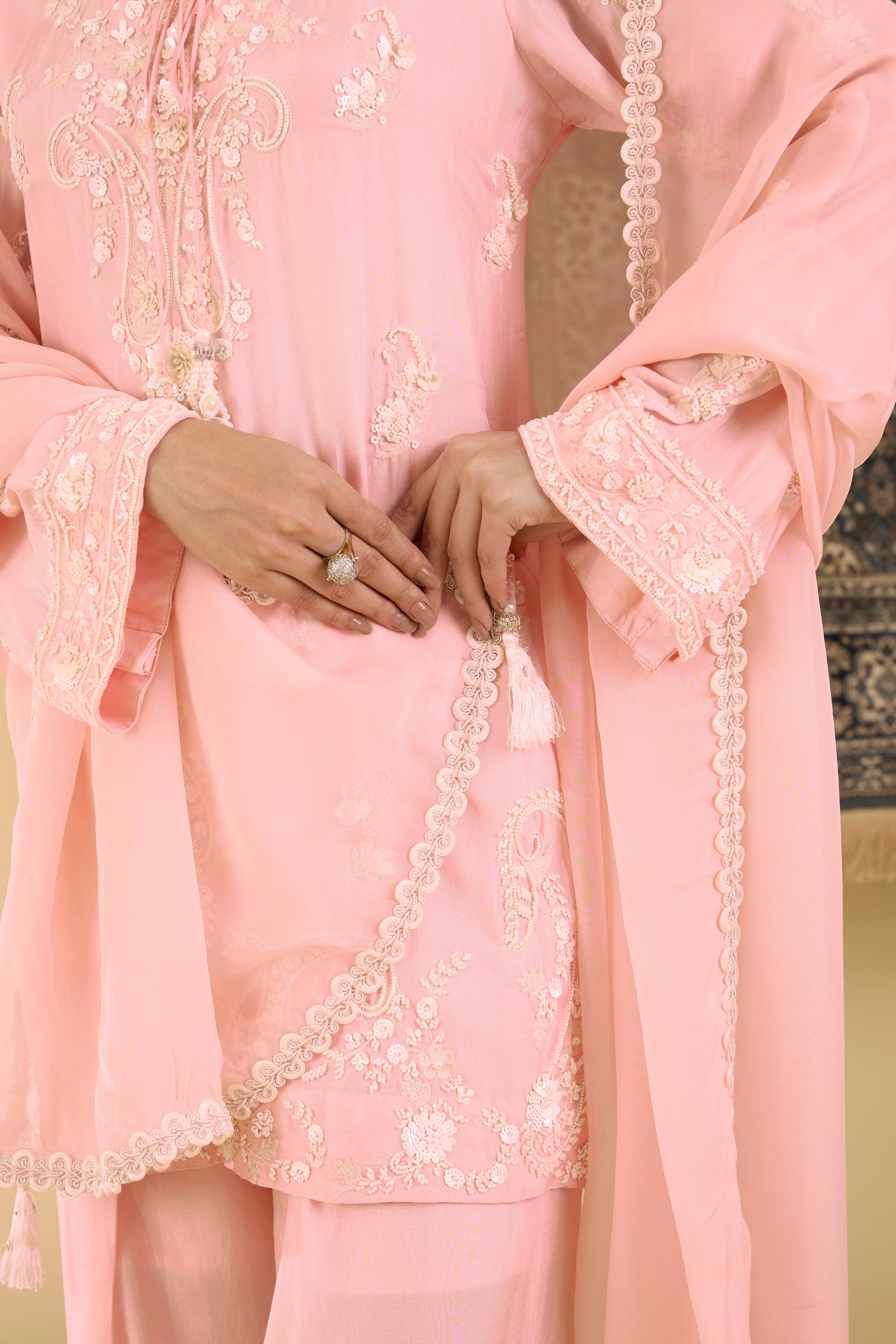 Pastel Elegance Embroidered Kurta Sets